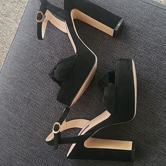 Stuart Weitzman black platforms - Picture 6 of 7